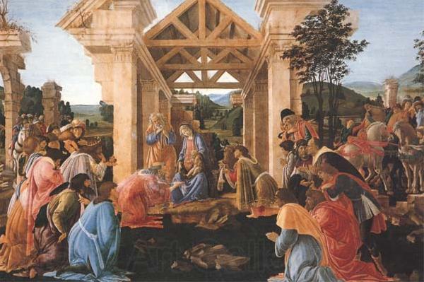 Sandro Botticelli Adoration of the Magi Germany oil painting art